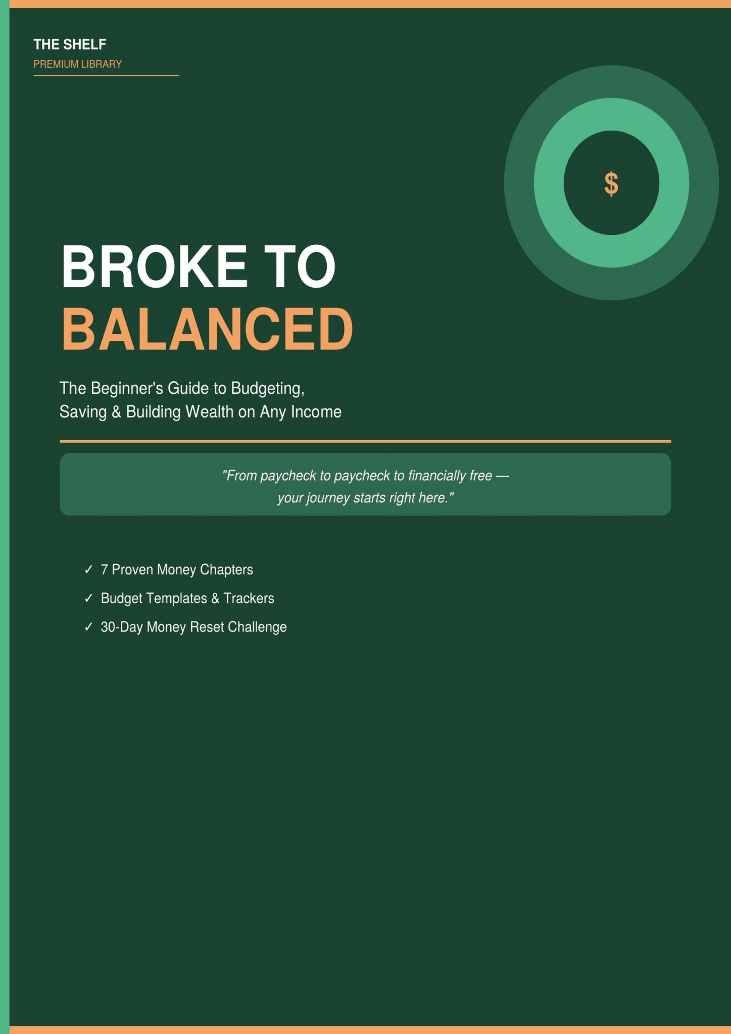 Broke to Balanced — The Beginner’s Guide to Budgeting, Saving & Building Wealth on Any Income - The Shelf
