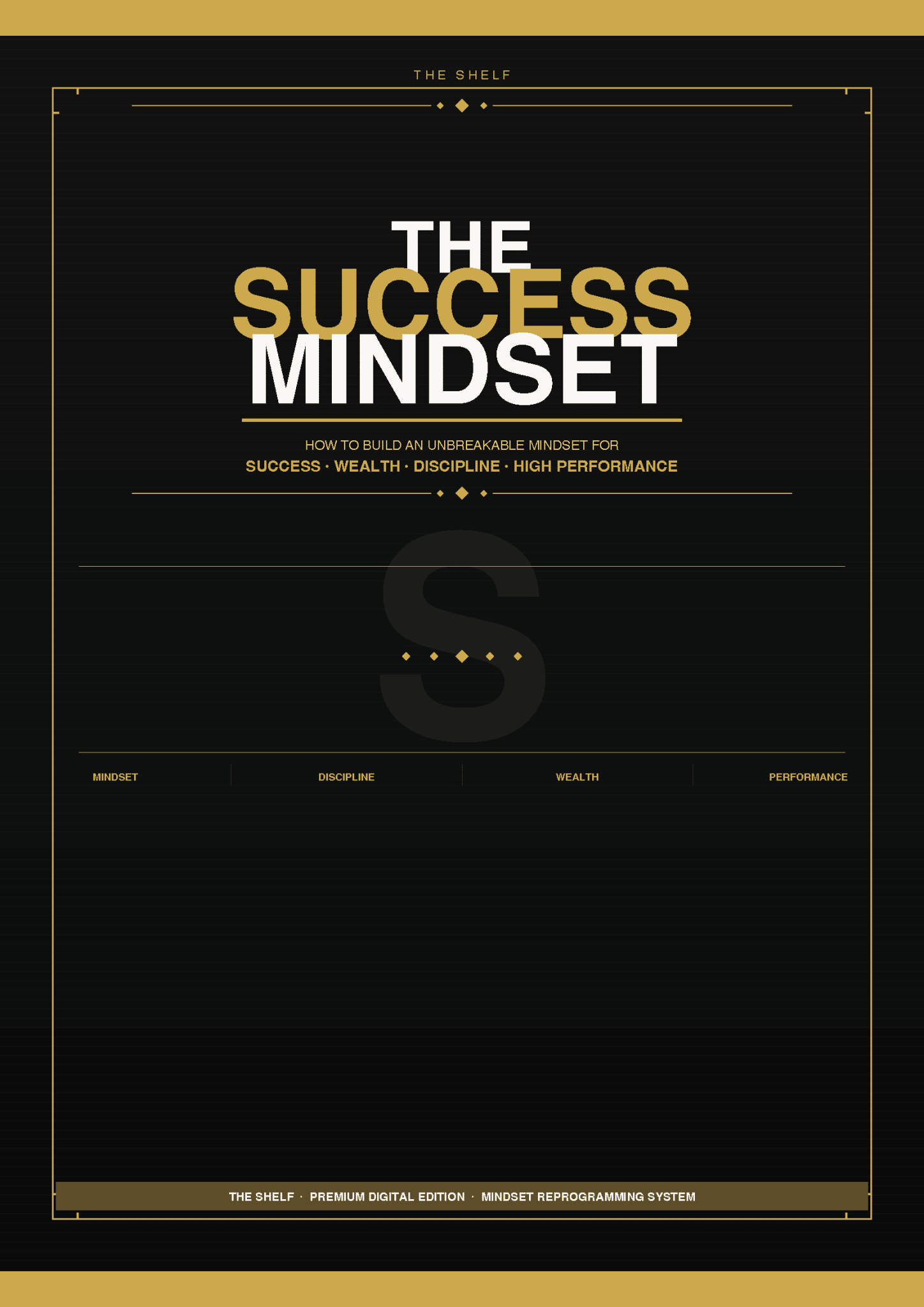 The Success Mindset - The Shelf